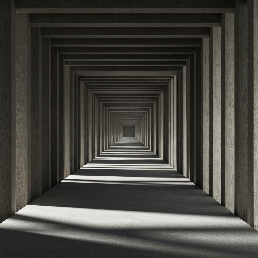 Strukturirana putanja kroz šumu sa jasnim linijama i usmeren svetlom